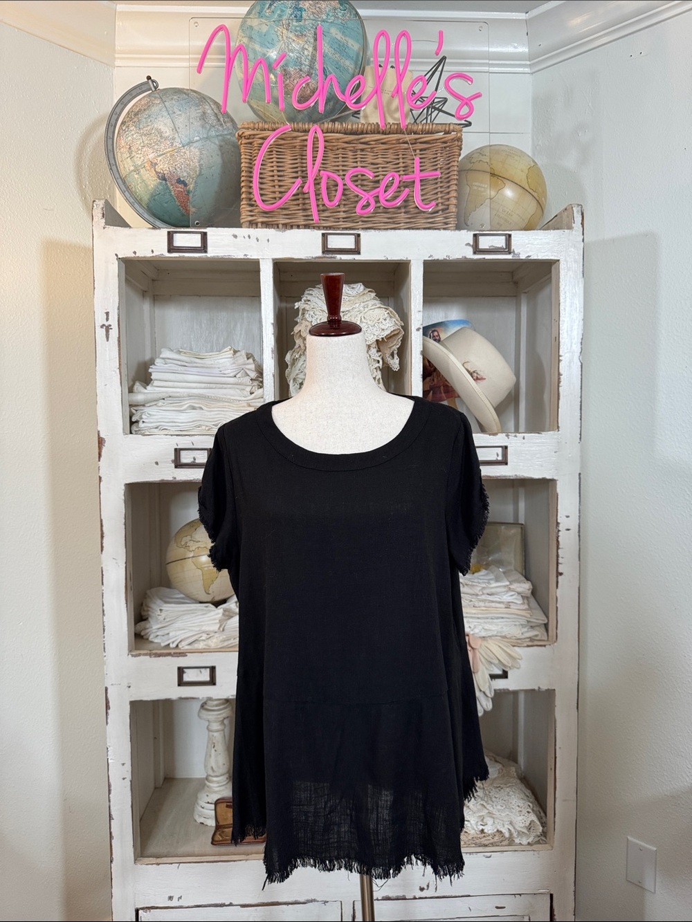 Umgee linen blend top